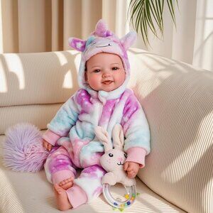 🆕Kids Baby Dolls 17inch Large Realistic Soft Body Baby Doll with Accessories